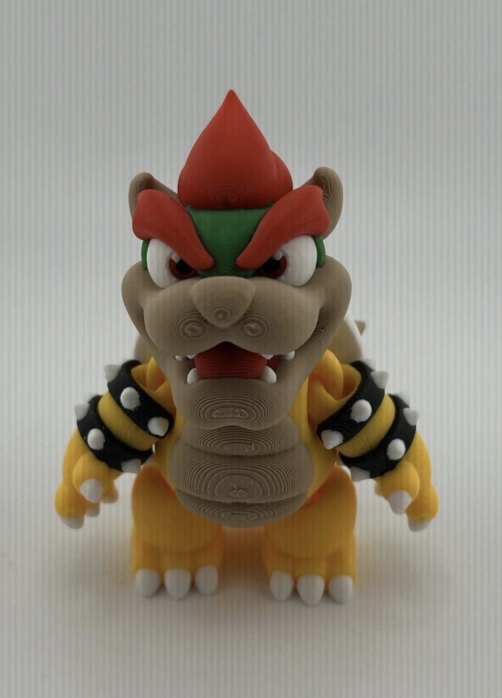 3d Printed Articulated 4” Bowser ( Super Mario Bros)