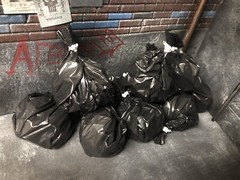 1:12 Scale Garbage Bag Prop Lot Diorama Action Figure Photography