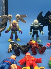 DC Toy Box Jackpot Batman, Superman, Joker + 40+ Figures, Bike, Weapons Mashem