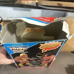Vintage WWF Ultimate Warrior Talking Poseable Action Figure with original box