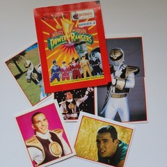 Power Rangers Merlin Series 2 Sticker Lot Jason David Frank White Ranger HTF OOP