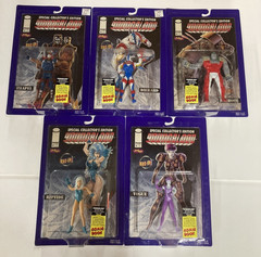 Youngblood Bend-ems Action Figures 1995 with Comic Book