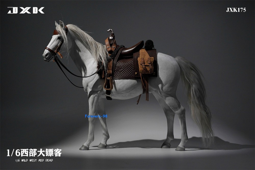 JXK175 1/6 Wild West Red Dead Horse & Harness F 12″ Figure Accessory Decoration