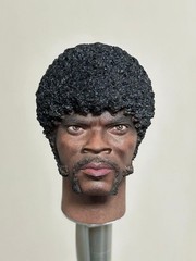 1/6 Pulp Fiction Jules Winnfield Custom Action Figure One of a Kind Masterpiece
