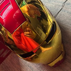 Used -Iron Man Helmet MK5 Autoking Mask Cosplay Prop