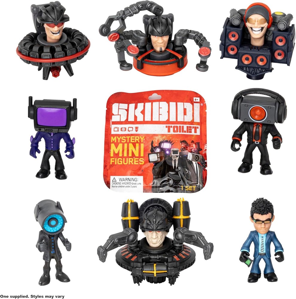 Skibidi Toilet Series 2 Mini Figure 2.5-Inch Pack [1 RANDOM Character]