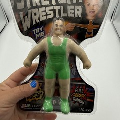 Stretchy Wrestler 4X Stretch Power Pull Crush Smash GREEN Body Suit