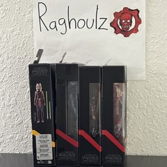 Hasbro Star Wars The Black Series Ahsoka Tano (Padawan) Aayla, Luminara Lot