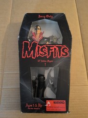Misfits Jerry Only 12” Action Figure Bassist 1999 21st Century Toys w Coffin Box