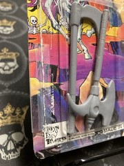 Skull Force Red Skeleton Vintage KO Action Figure w 2 Axe Weapons Toys N Things