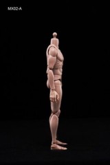 US 1/6 12″Male Man Neck Body Art Model Europe Skin Action Figure&Hands Accessory