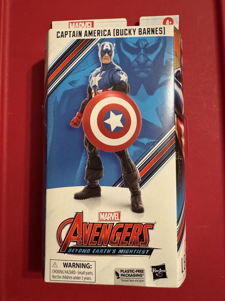 Hasbro Marvel Legends Series CAPTAIN AMERICA BUCKY BARNES Figure 60th Avengers
