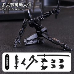 Titan13, Dummy 13, T13 Action Figure,Toy Robot, 3D Printed