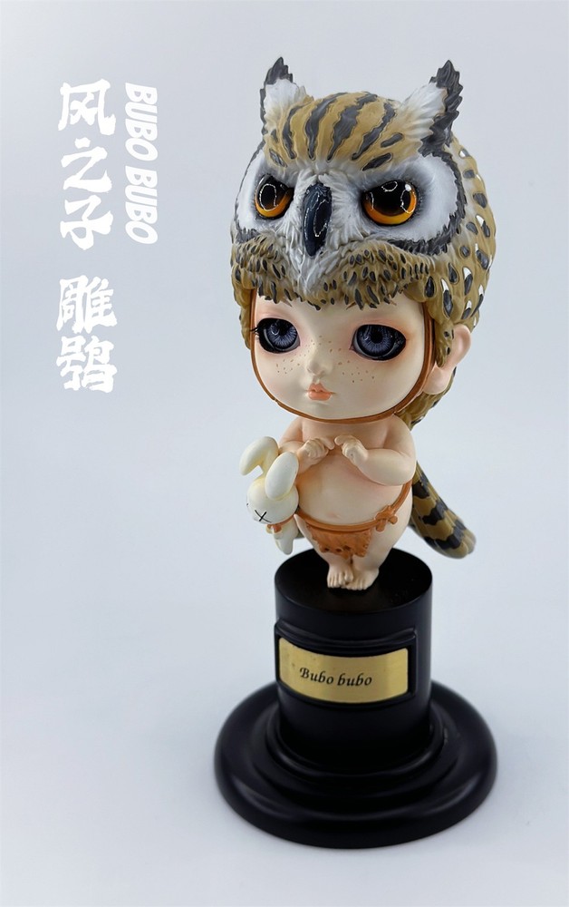 Bowuzhi Raptor American Harpy Eagle Owl BJD Doll Figure Gift Designer Toys Model