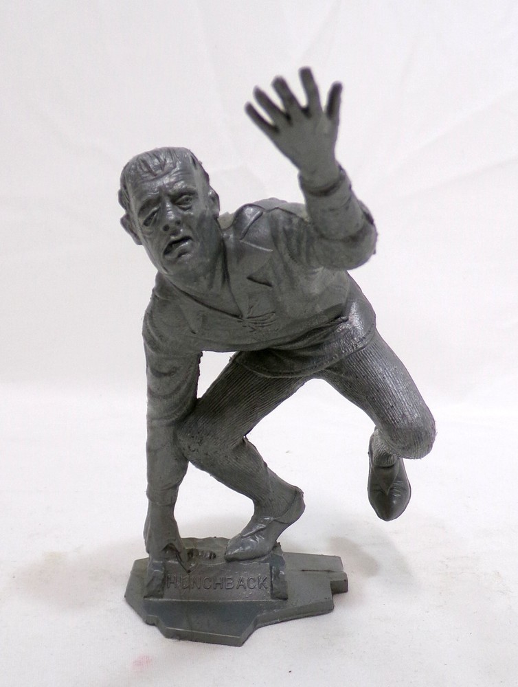 Vintage 1960’s Marx Universal Monsters The Hunchback Notre Dame Silver 4″ Figure