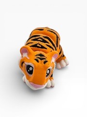 Lot 15 Articulated Tiger Toy Mini 3D Printed Jungle Cat Fidget Desk Pet – 3″