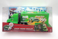 Disney Pixar CARS CHICK HICKS HAULER 1:55 TRUCK RARE VHTF SEMI TRAILER #86