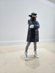 Taku Obata B-GIRL DOWN JACKET NAGAME Black Edition MEDICOM TOY