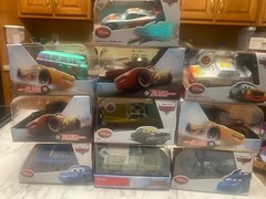 Disney Store lot of 10! Sealed, NEW! McQueen, Smokey, DJ, Sally and others!