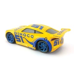 2Pcs Disney Pixar Cars No.51 Dinoco Cruz Ramirez Hauler Truck Die-cast Toy Car