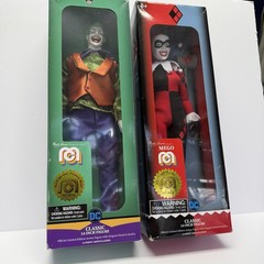 Marty Abrams Mego Action Figures The Joker And Harley Quinn NIB 14in.