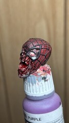 Zombie Spiderman V5 Painted Head Sculpt Fit for 6” Mafex CT Action Figure 1/12