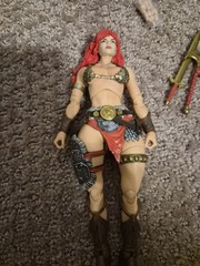 Custom Creations: Red Sonja Figure Fury Toys Female Body