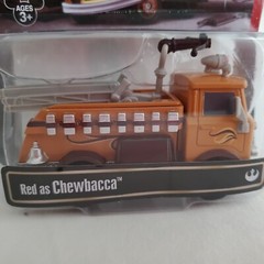 Disney Pixar Cars Star Wars Weekends Red as Chewbacca 2014 Rare Hard to Find