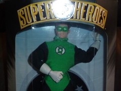 HASBRO DC SUPERHEROES 9 INCH FIGURE BOXED AQUAMAN GREEN ARROW LANTERN 3 FIGURES