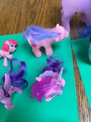 Lot Of 15 My Little Pony Figures Various Sizes Years Generations few Unicorns