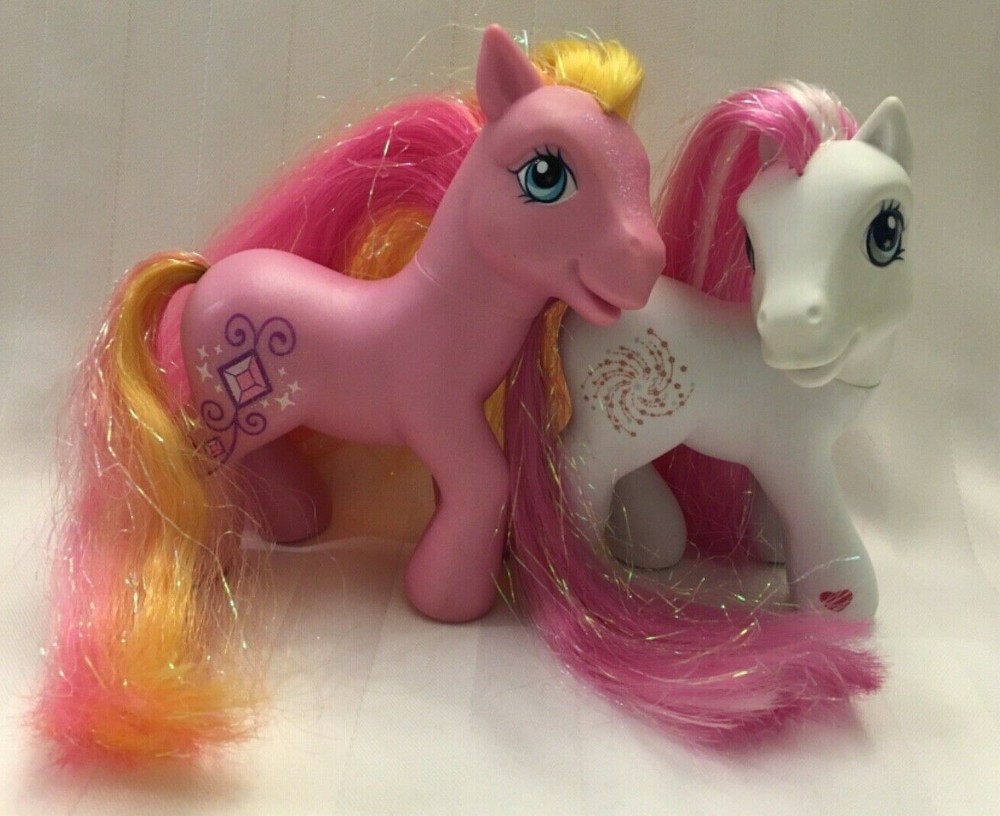 My Little Pony – Amazing Grace and Star Swirl – MLP G3 Hasbro – Pink and White