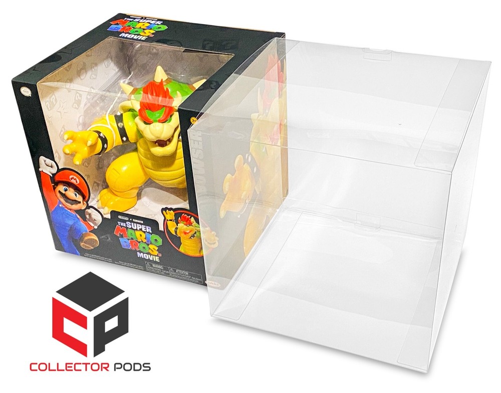Custom Box Protector for The Super Mario Bros. Movie BOWSER Action Figure (1 pk)