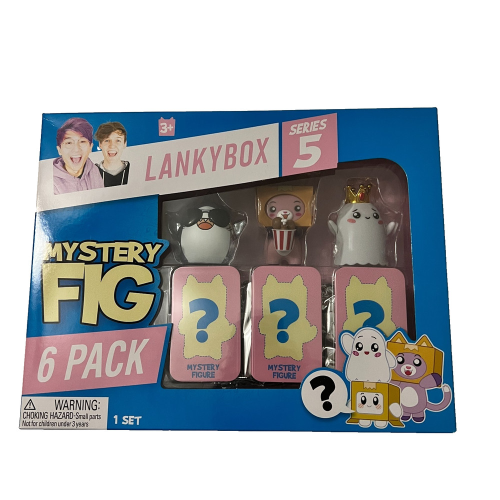 NEW Bonkers Mystery Fig LANKYBOX Series 5 – Figure 6 Pack – New Sealed