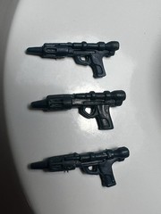 VINTAGE KENNER STAR WARS HK 1980 LANDO LOBOT BESPIN GUARD 3 FIGURES LOT COMPLETE