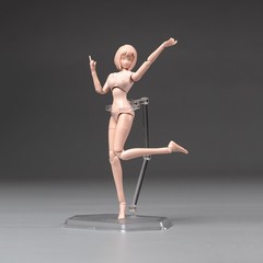 US 86TOYS 1:12 T86-ST03-A Pale Skin Large Bust 6in Female Joint Figure Head Body