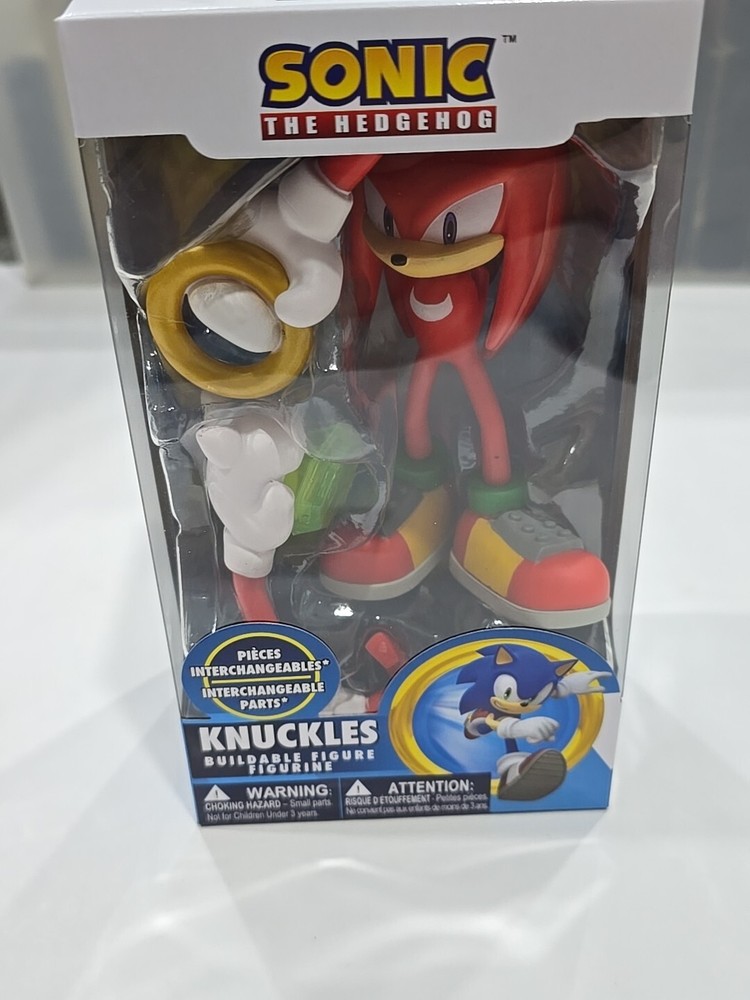 Knuckles Buildable Figure Interchangeable Parts