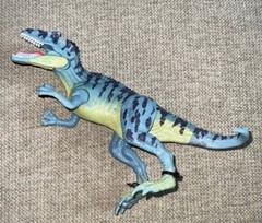T-Rex Dinosaur Lot Of 3 See Pics Made In Indonesia Plastic