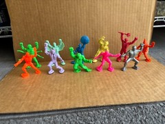 RARE Marvel Superhero Hard Plastic 3″ ACTIVATED Knockoff Action Figures (11)