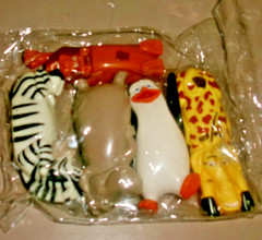 Madagascar 2 Escape To Africa LOT OF 5 General Mills Cereal Wacky Sliders ANIMAL
