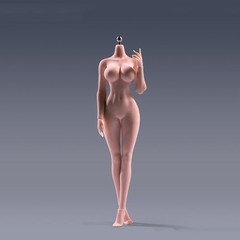 ANT 1:12 Seamless Female Body Large Bust Plump Hip for 6inch Action Figure Model
