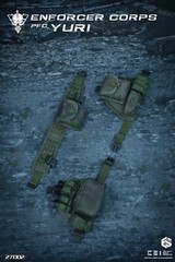 1:6 Easy & Simple CBI Enforcer Corps Yuri Leg Panel & Pouch Set #1 for 12″ GIJoe