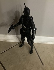 ThreeZero G.I. Joe Snake Eyes 12″ 1/6 Figure Cobra Displayed Loose