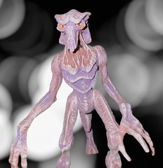 Star Trek: Voyager Borg Designated ‘Species 8472’ Vtg POA Fluidic Space Alien