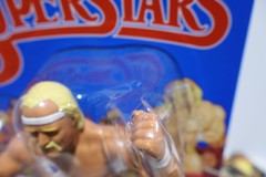 Hulk Hogan WWE LJN Superstars Retro 80s Blue Card 8 in Action Figure DAMAGED