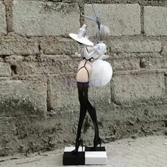 Anime Figure Inspired by 2B 45cm 1/4 PVC Bunny Model Yorha Figurine Doll Adults