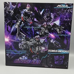 Transformers Three zero Shattered Glass Rodimus Unicronus MDLX Complete