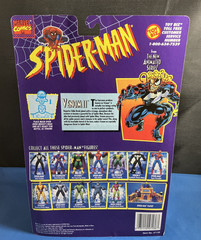 Venom II Vintage Spider-Man Animated Series Figure New 1995 Toybiz Marvel