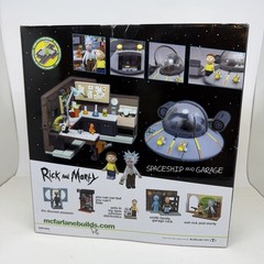 Rick and Morty Spaceship & Garage Construction Set, 293 Pieces, Ages 14+