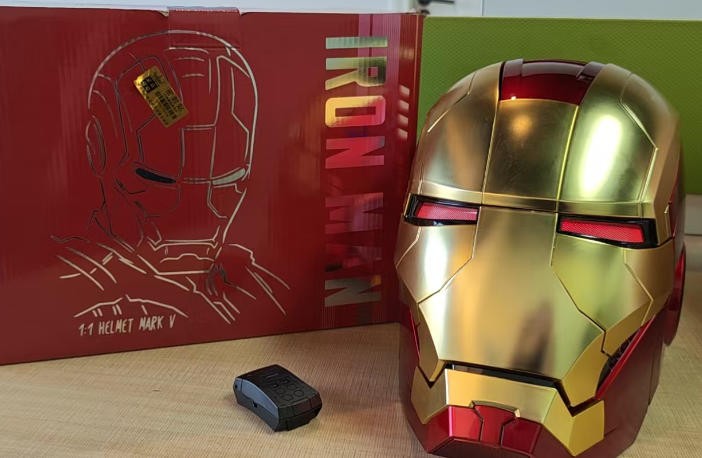 AUTOKING Iron Man MK5 1:1 Helmet Wearable Voice-control Mask Halloween Cosplay