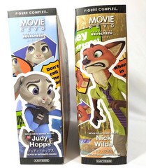 Kaiyodo Movie Revo Zootopia Judy Hopps & Nick Wilde Set Figure Complex Revoltech